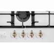 Варочная поверхность HIBERG VM 6245 W Цвет: белый - Встраиваемая бытовая техника для кухни 