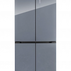 Холодильник HIBERG RFQ-600DX NFGC Inverter Цвет: холодное серое стекло - Встраиваемая бытовая техника для кухни 