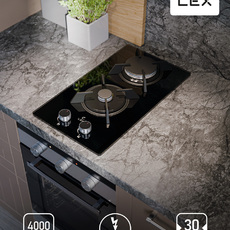 Варочная панель газовая LEX GVG 323A BBL  - Встраиваемая бытовая техника для кухни 