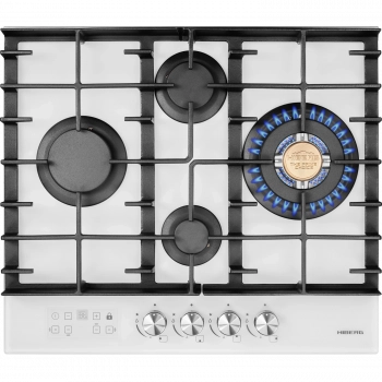 Варочная поверхность HIBERG VM 6245 W Цвет: белый - Встраиваемая бытовая техника для кухни 