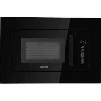 Встраиваемая микроволновая печь HIBERG i-VM 6502 B Цвет: черное стекло - Встраиваемая бытовая техника для кухни 