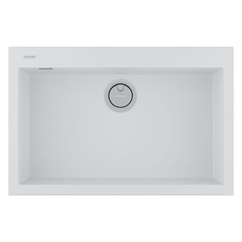 Мойка Paulmark DECORATION 76, PM937650-WH, White - Встраиваемая бытовая техника для кухни 