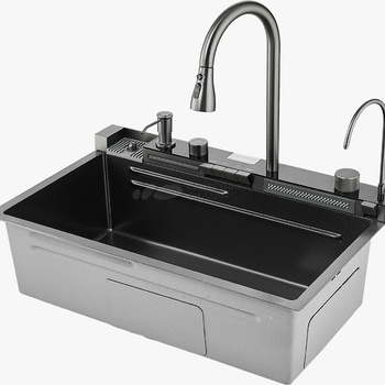 Многофункциональная мойка с водопадом - Встраиваемая бытовая техника для кухни 